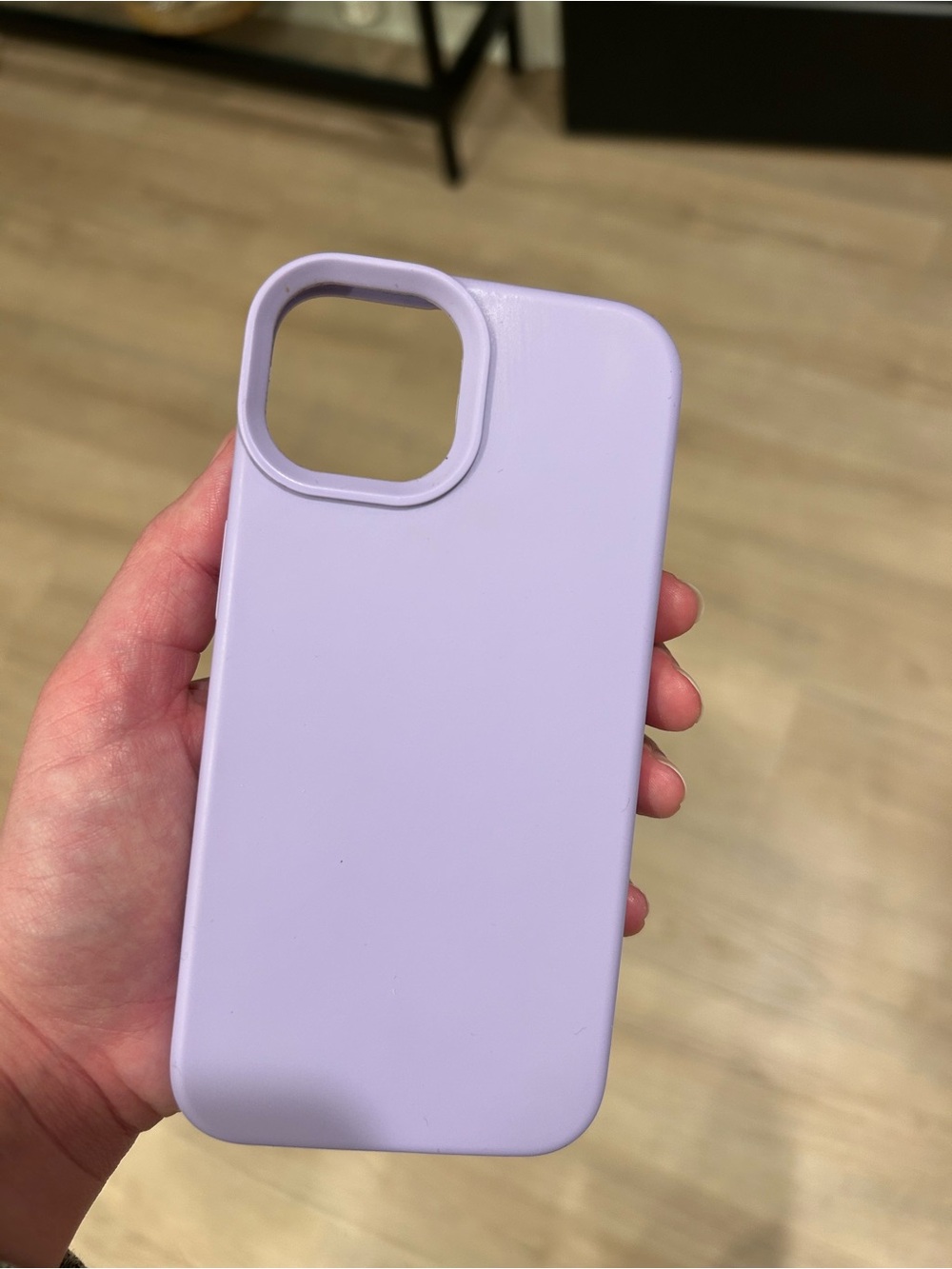 SuperSoft Silicone Lilac Phone Case for iPhone 14